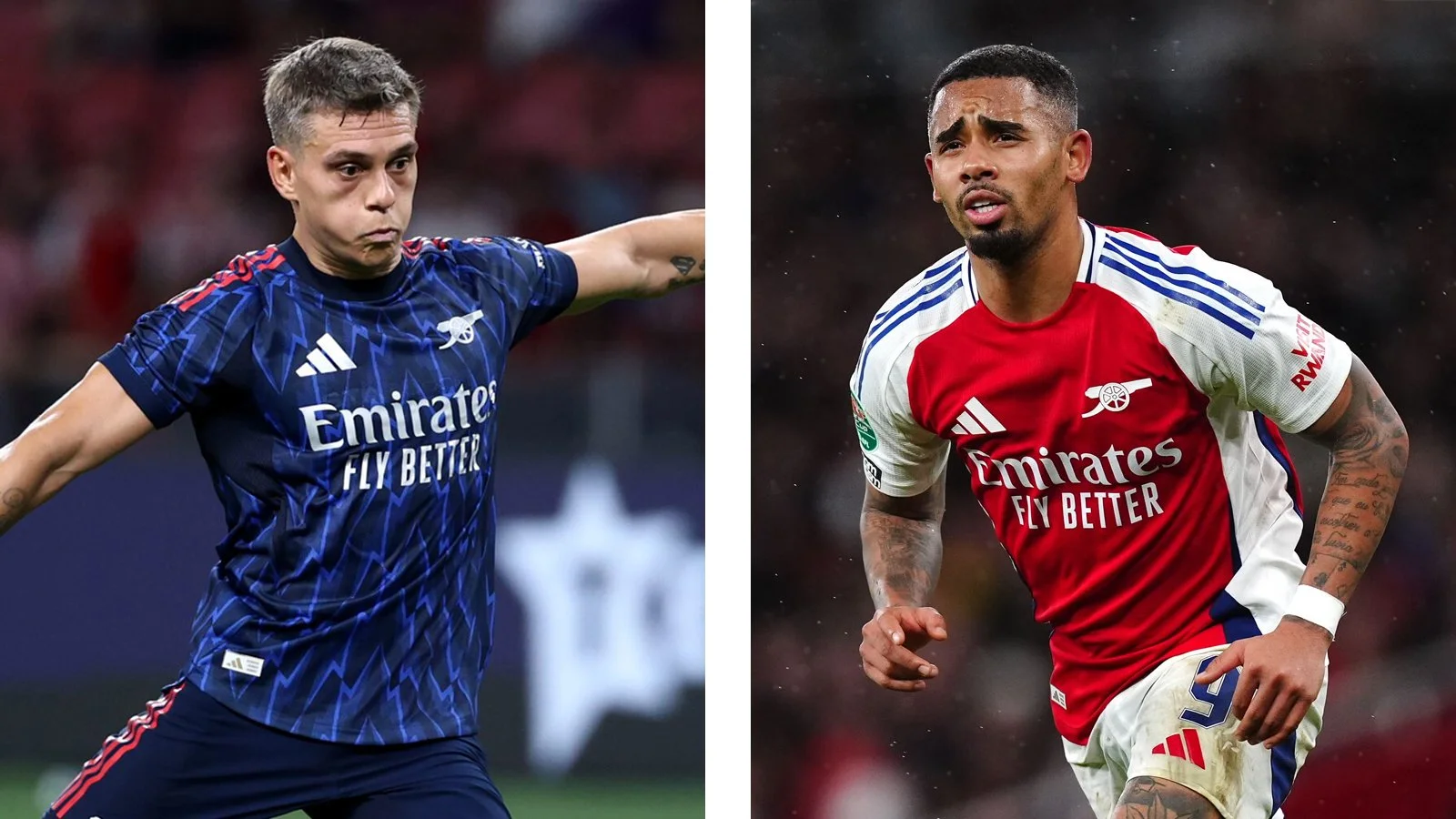 Gabriel Jesus and Leandro Trossard could leave Arsenal.